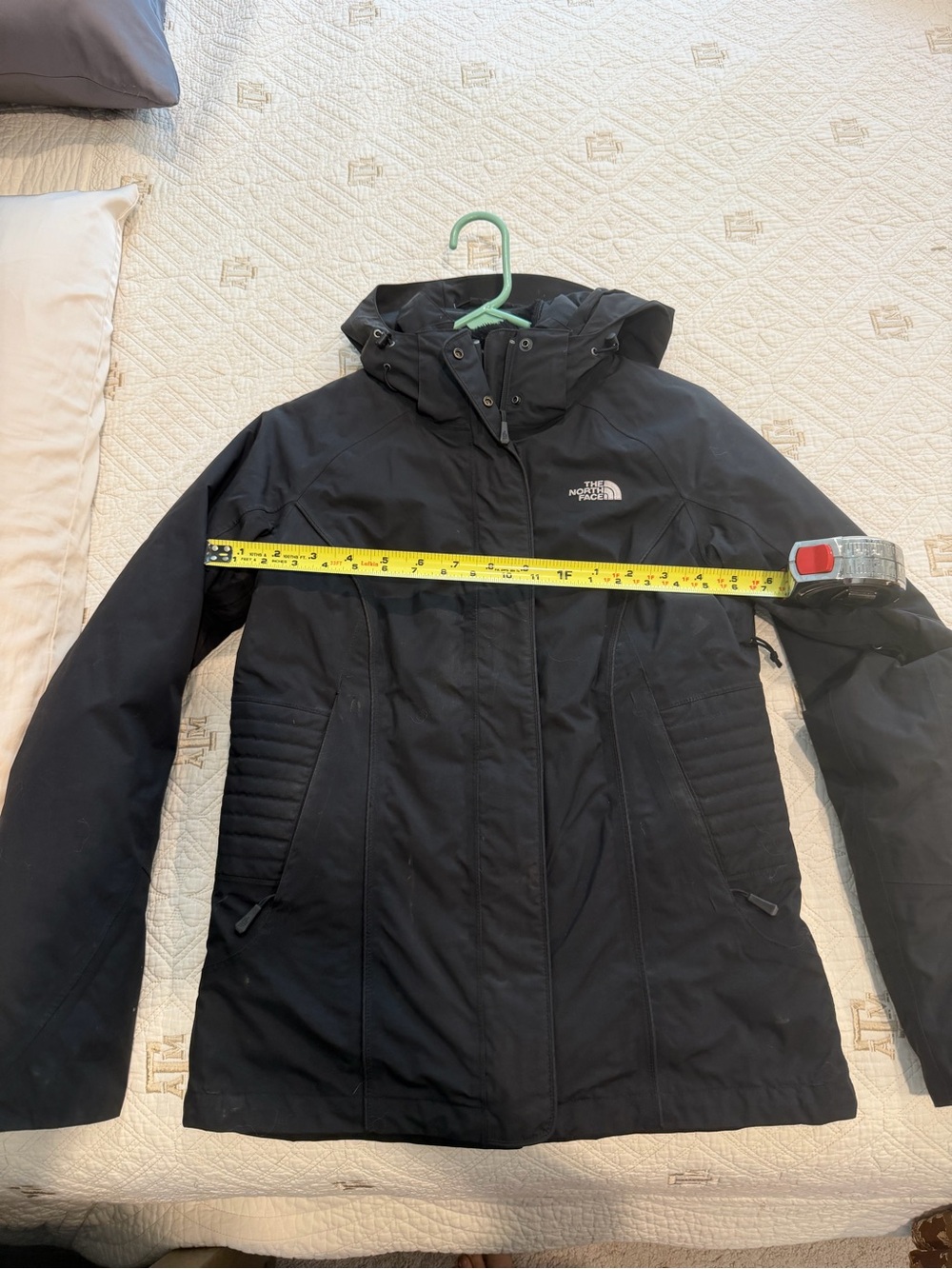 The North Face Women's Black Hooded Ski Jacket Size M